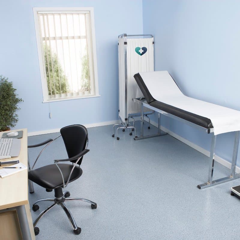 Locum GP consulting room in an Australian clinic
